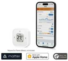 Nutikas temperatuuriandur Eve Thermo Control, 10ECK9951, Matter, HomeKit
