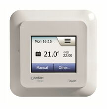 Programmeeritav termostaat Comfort Heat Touch, valge