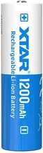 Laetav aku XTAR 14500, 3.7V, 1200 mAh, integreeritud laadimiskontrolleriga