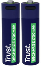 Laetavad patareid Trust AA, 1.5V, 1700 mAh, USB-C, 2 tk