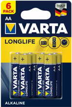 Patareid VARTA LONGLIFE AA, 6 tk