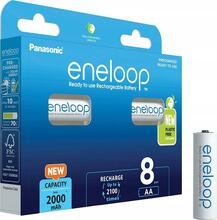 Laetavad patareid Panasonic Eneloop BK-3MCDE/8BE, AA, 2000 mAh, 8 tk