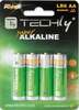 Patareid Techly LR06 AA, 4 tk