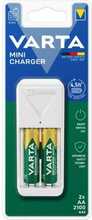 Laadija VARTA Mini Charger 57656 koos 2xAA 2100mAh akudega