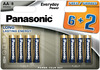 Patareid Panasonic Everyday Power LR6EPS/8B, AA, 8 tk