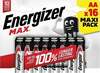 Patareid Energizer LR6/16 Max AA, 12+4 tk