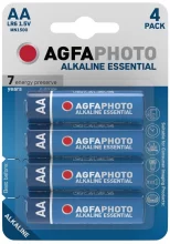 Patarei AGFAPHOTO Alkaline Essential LR6 AA, 4 tk