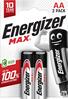 Patareid Energizer Max AA, 2 tk