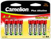 Patareid Camelion AA/LR6 Plus Alkaline, 8 tk