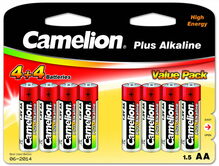 Patareid Camelion AA/LR6 Plus Alkaline, 8 tk