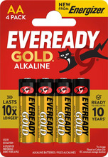 Patarei Energizer Eveready Gold AA CP4