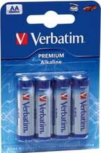 Verbatim AA, 4 tk, leelispatareid