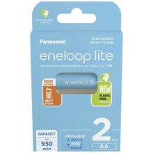 Laetavad patareid Panasonic ENELOOP Lite BK-3LCCE/2BE, 950 mAh, 2 tk