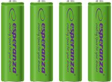 Laetav aku Esperanza EZA104G AA, 2000 mAh, 4 tk