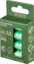 Laetavad patareid DELTACO ULT-NH2500AA-4P, AA, 2500 mAh, 1.2 V, 4 tk