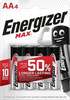 Patareid Energizer Max AA, 1.5V, 4 tk