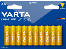 Patarei Varta Longlife AA (LR6), 1.5V, 10 tk