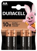 Patareid Duracell AA (LR6), 1.5V, 4 tk