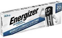 Patareid Energizer Ultimate Lithium AA, 1.5V, 3500 mAh, 10 tk