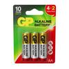 Patareid GP ALKALINE AA/LR06, 4+2 tk