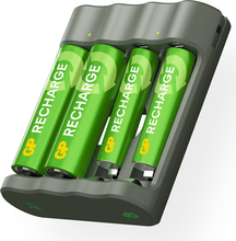 Akulaadija GP BATTERY B441 (USB), 2 x AA 2100 mAh + 2 x AAA 800 mAh