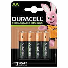 Laetavad patareid Duracell AA, 1300 mAh, 4 tk