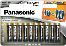 Patareid Panasonic LR6EPS/20BW, AA, 1.5V, 20 tk
