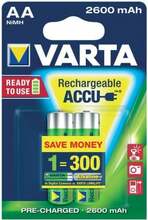 Laetavad patareid Varta AA, 2600 mAh, 2 tk
