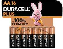 Patareid Duracell Plus Boost MN1500 AA, 16 tk