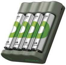 Laadija GP B441 ReCyko, USB, 4 x AA 2100 mAh