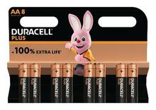 Patareid Duracell Plus Boost MN1500 AA, 8 tk