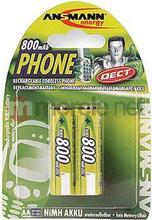 Laetav patarei Ansmann maxE NiMH AA, 800 mAh, 2 tk