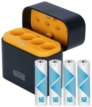 Laadija Newell nelja kanaliga ja 4 AA 2200 mAh liitiumioonakut