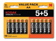 Kodak XTRALIFE Alkaline AA patareid, 10 tk