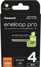 Laetavad patareid Panasonic Eneloop Pro BK-3HCDE/4BE, AA, 2500 mAh, 4 tk