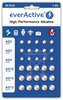 Mini leelispatareide komplekt Everactive AGMIX30BL, 30 tk