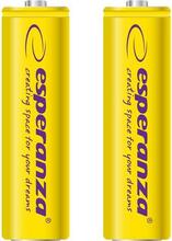 Taaslaetavad patareid Esperanza AA, 2000 mAh, kollane, 2 tk