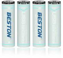 Laetavad patareid BESTON AA, 1460 mAh, Li-Ion, 4 tk, USB-C