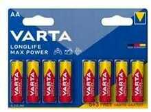 Patareid Varta Longlife Max Power, AA, Alkaline LR6, 8 tk