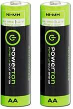 Akud Powerton AA, 1.2V, 2500mAh, 2 tk