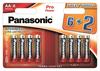 Patareid Panasonic Pro Power LR6PPG/8B (6+2)