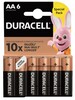 Patareid Duracell AA, 6 tk