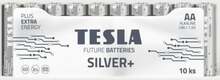 Patareid Tesla AA Silver+ LR06, 1.5V, 10 tk