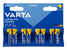 Patarei Varta High Energy LR6-AA, 1.5V, 8 tk