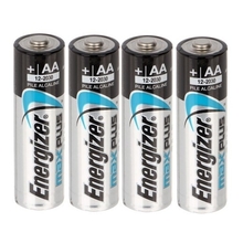 Leelispatareid Energizer Max Plus AA LR6, 1.5V, 4 tk