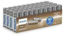 Patareid Philips Alkaline AA, 40 tk