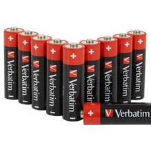 Patareid Verbatim 49875, AA, Alkaline, 10 tk