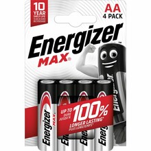 Patareid Energizer Max AA LR6, 4 tk, ökopakend