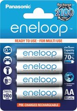 Laetavad patareid Panasonic Eneloop BK-3MCCE/4BE, 4xAA, 1900 mAh