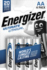 Patareid Energizer Ultimate Lithium AA, 1.5V, 4 tk